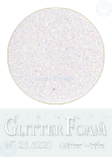 Afbeelding van Glitter Foam A4 sheet White