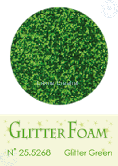 Afbeelding van Glitter Foam A4 sheet Green