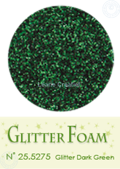 Afbeelding van Glitter Foam A4 sheet Dark green