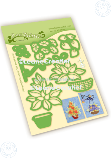 Picture of Lea’bilitie® Flowers with vase & basket cut and embossing die