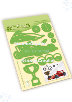 Afbeeldingen van Lea’bilitie® Race auto scene snij en embossing mal