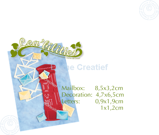 Picture of Lea’bilitie® Mailbox & Letters cut and embossing die