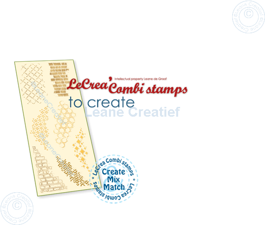 Bild von LeCreaDesign® Silikon Kombi Stempel Briefmarken Dekorationen